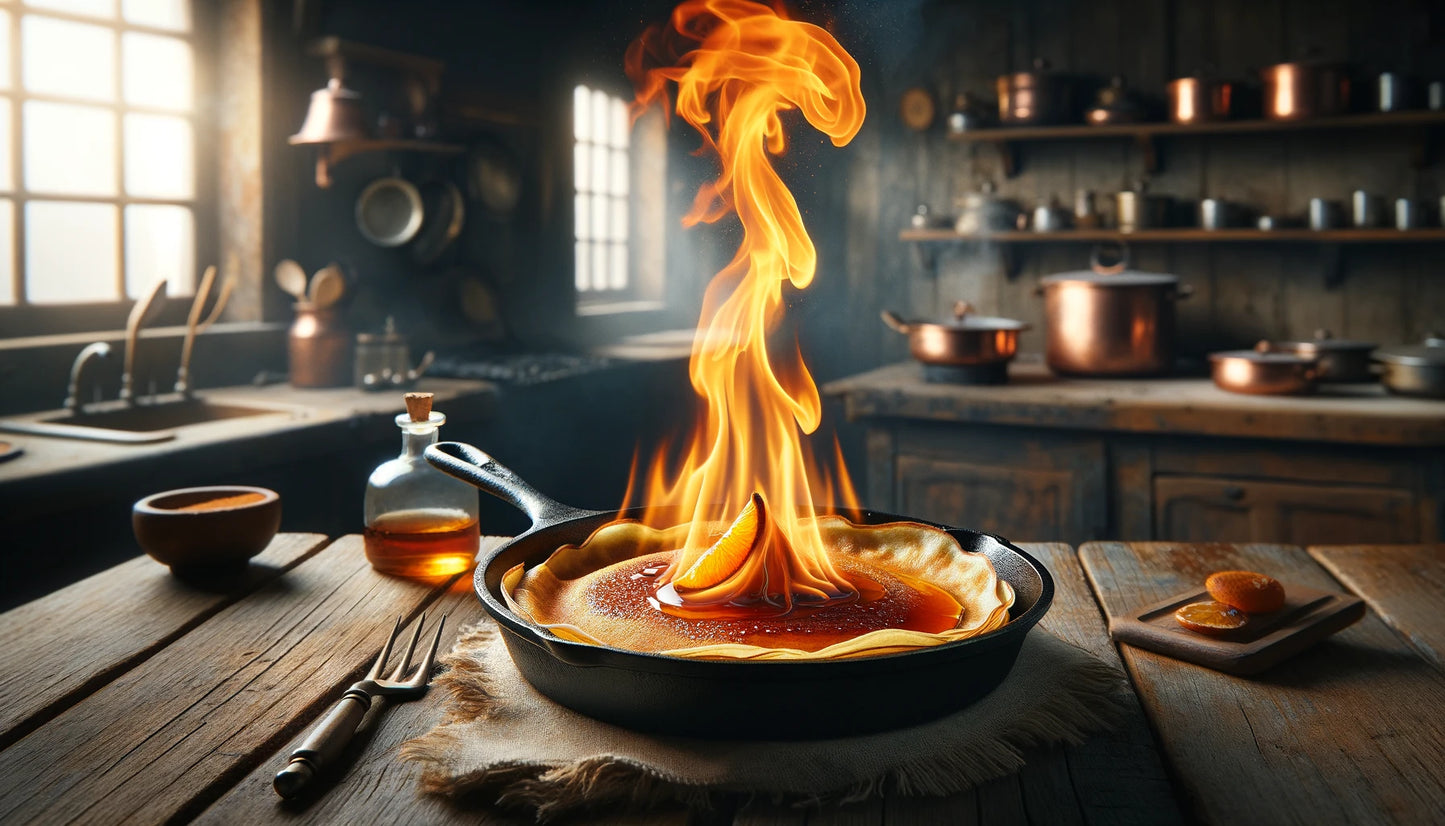 SOLD OUT: Honey Crepes Suzette Flambé Class Mar 2nd🔥 (In-Person Only)