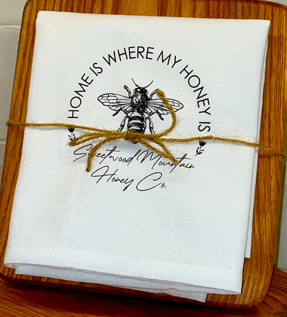 Premium Estate Honey Gift Box + Honeybee Tea Towel Bonus