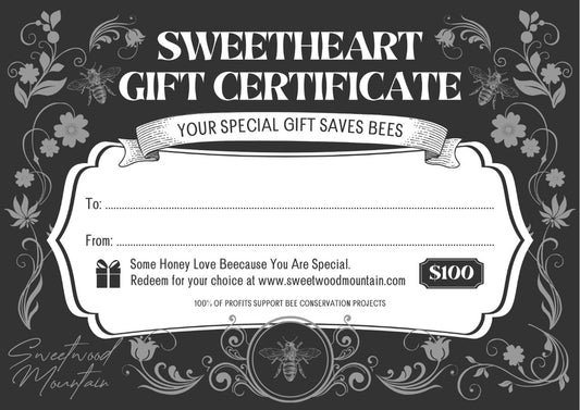 Sweetheart Gift Certificates