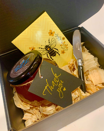 Premium Estate Honey Gift Box + Honey Spreader + Bonus